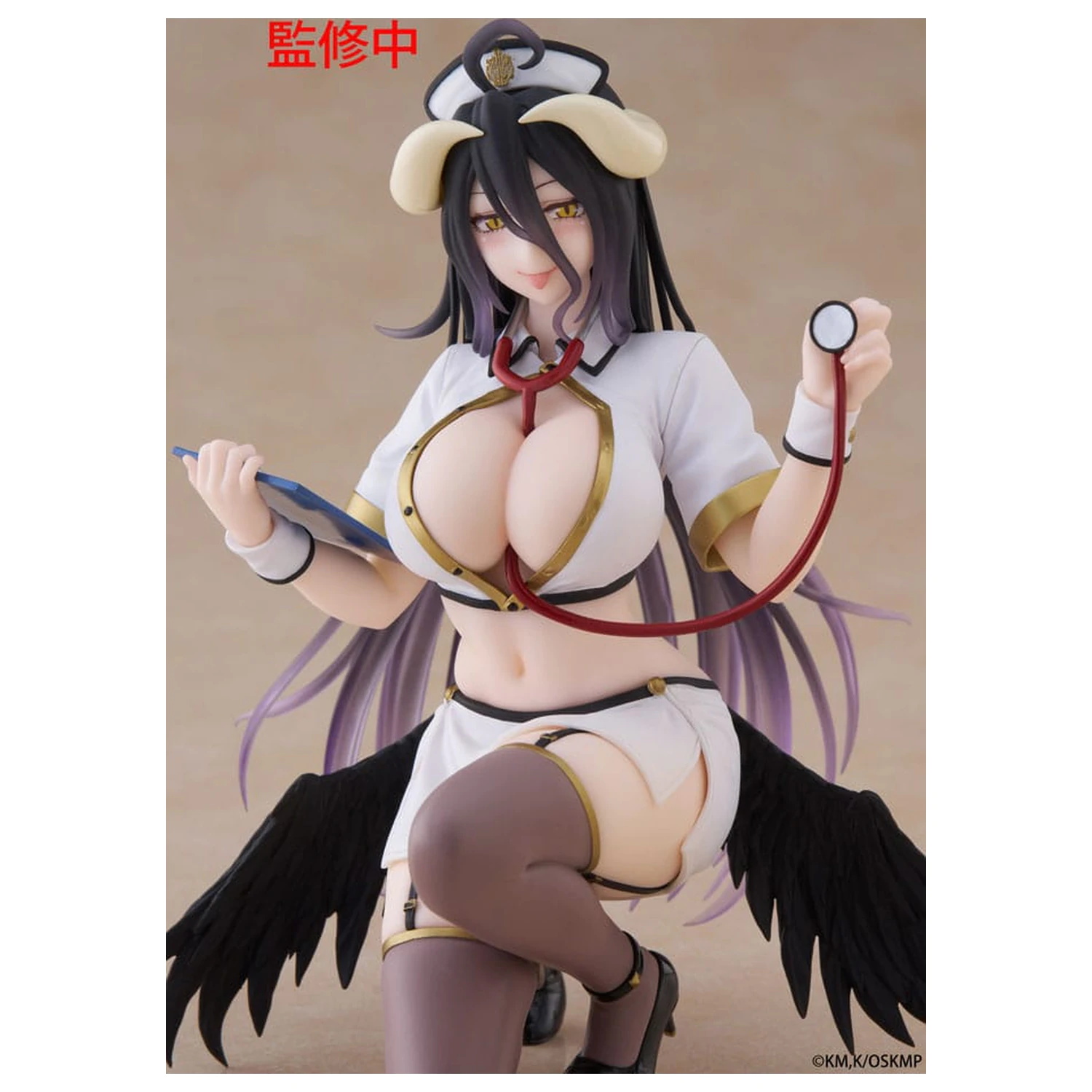 Overlord PVC kip namizna ljubka figura Albedo medicinska sestra Ver. Renewal 13 cm fotografija izdelka
