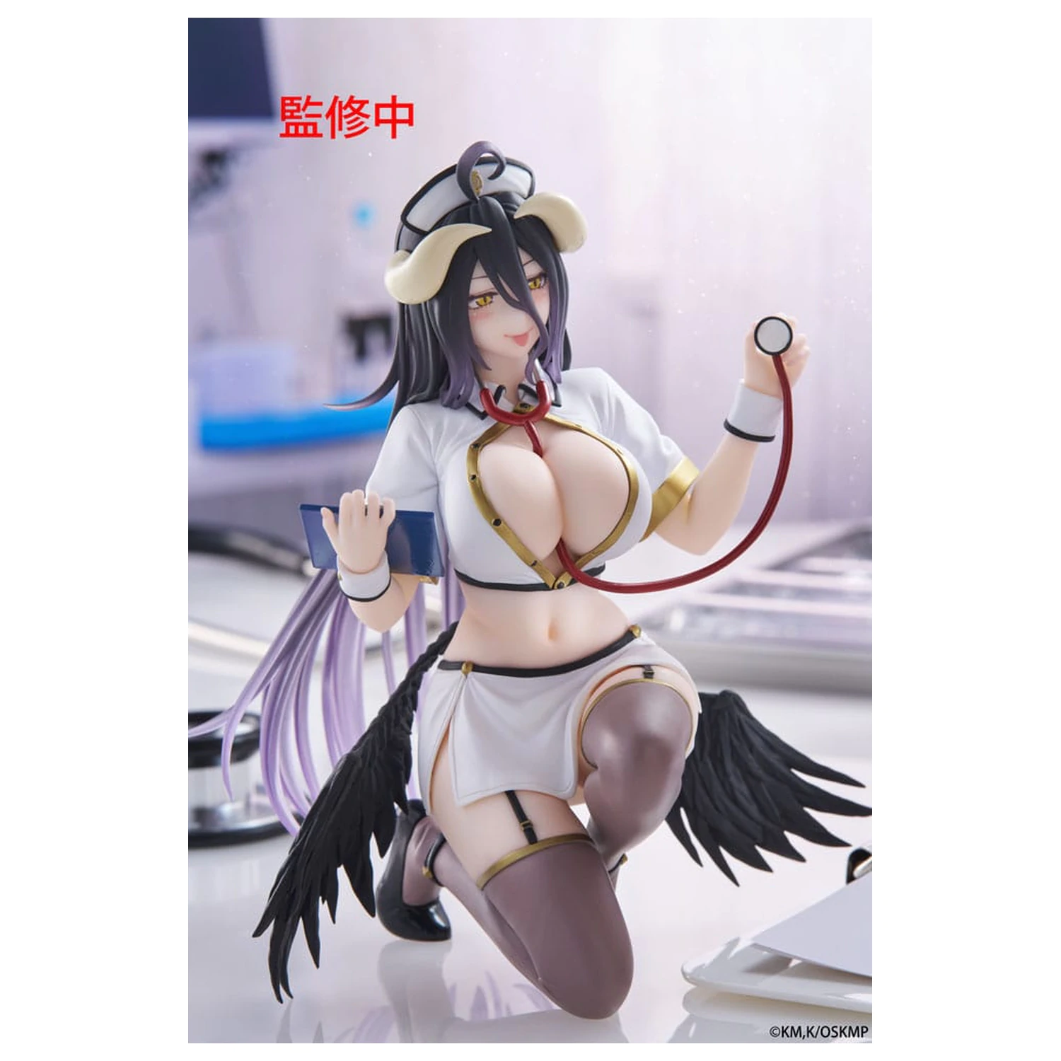 Overlord PVC kip namizna ljubka figura Albedo medicinska sestra Ver. Renewal 13 cm fotografija izdelka