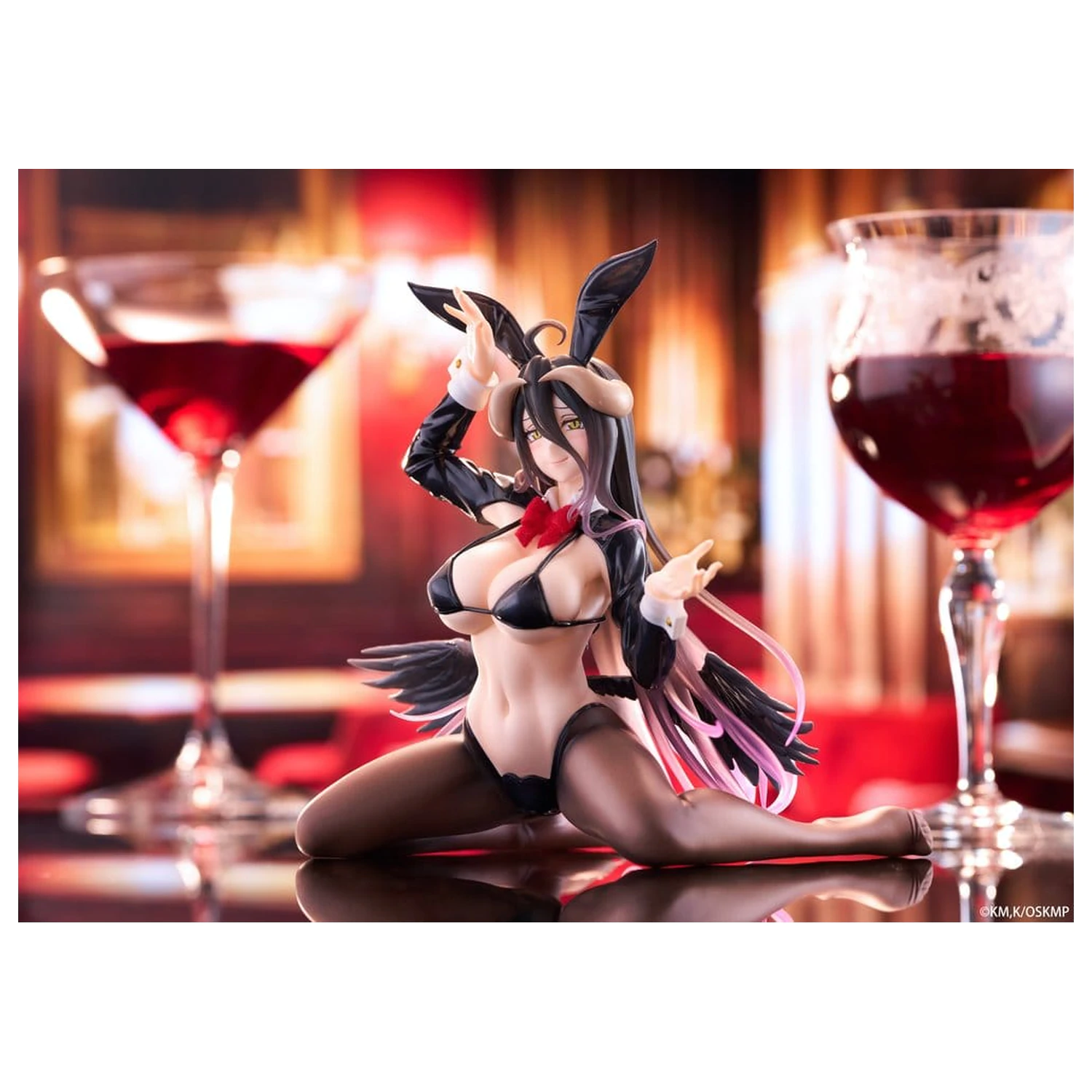Overlord Moflock PVC figura Albedo (Reverse Bunny Suit Ver.) 13 cm fotografija izdelka