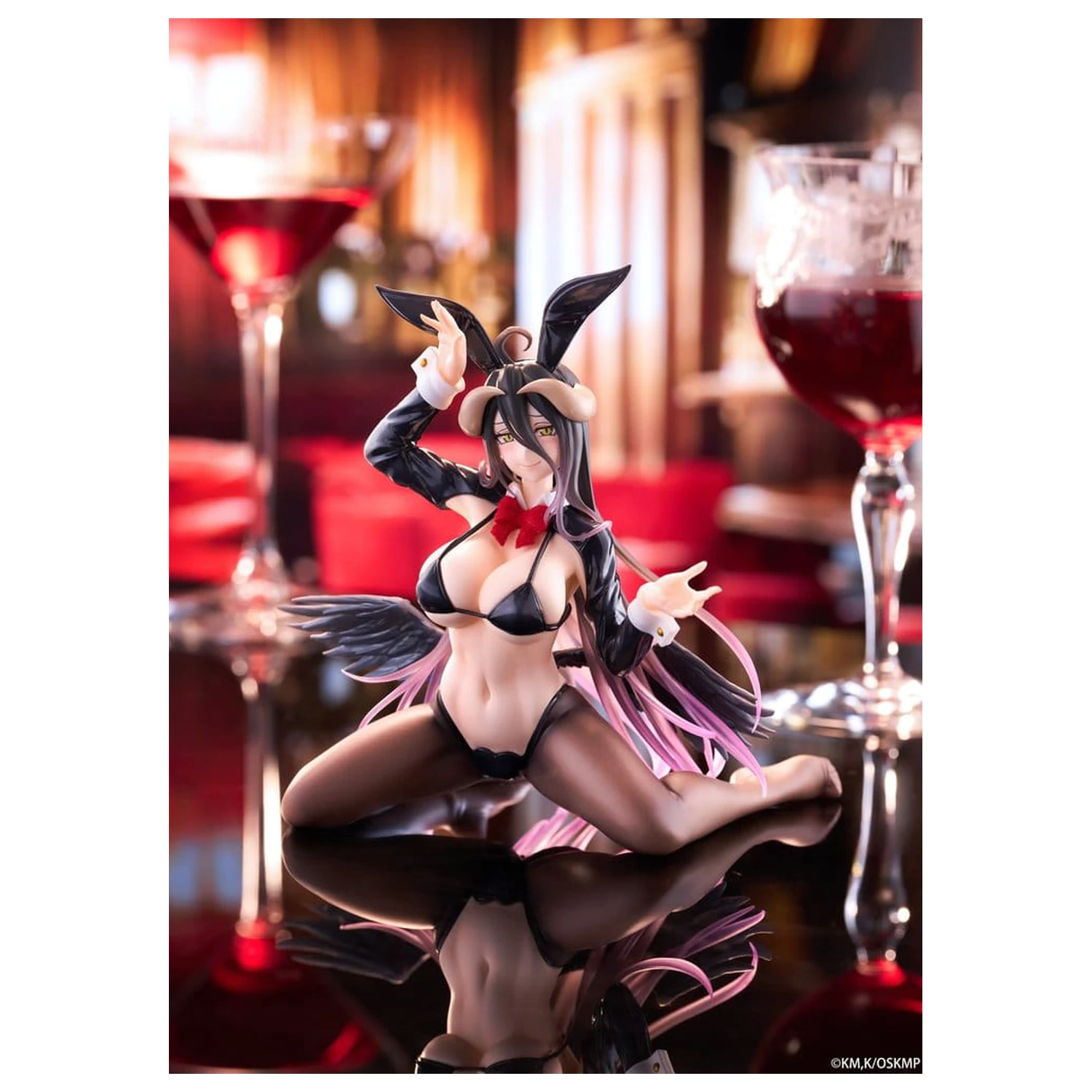 Overlord Moflock PVC figura Albedo (Reverse Bunny Suit Ver.) 13 cm fotografija izdelka