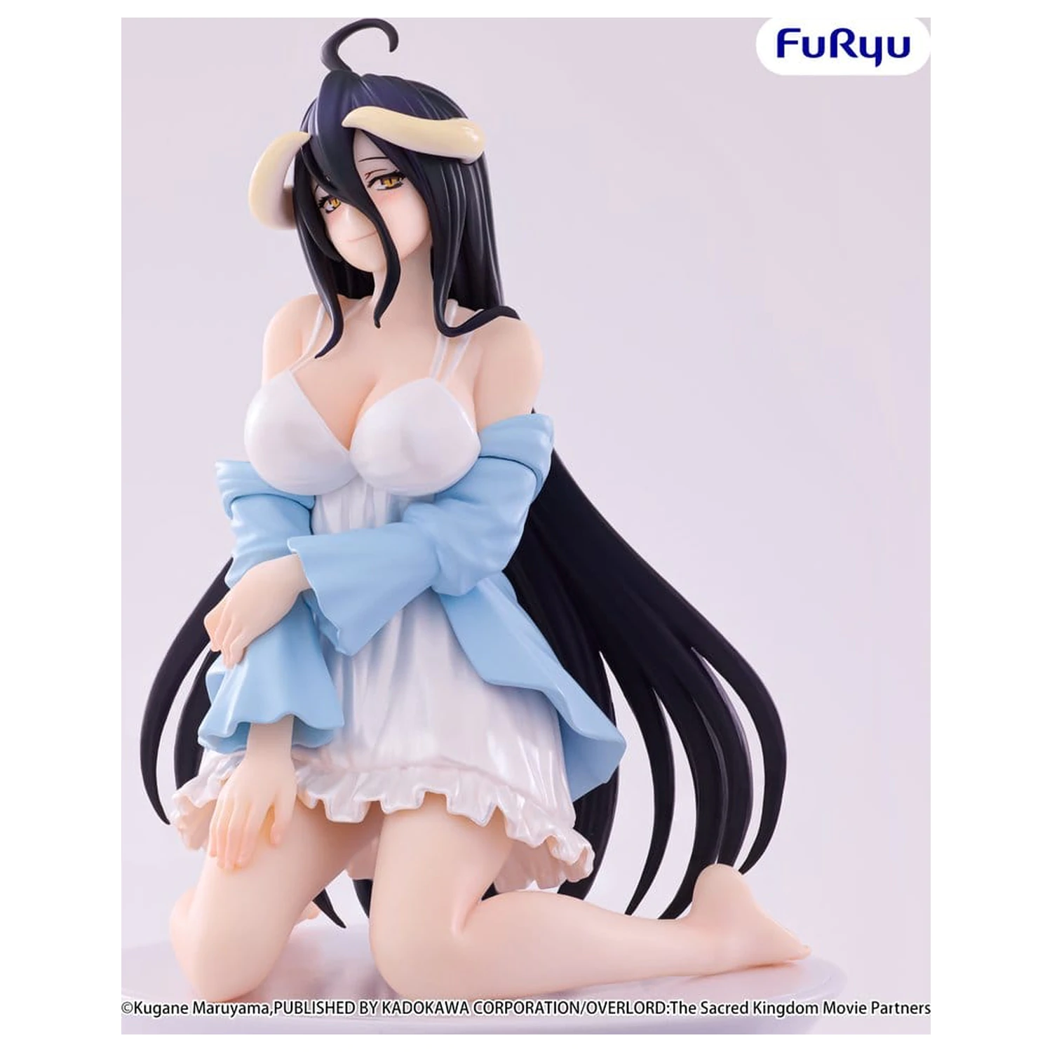 Overlord figurica za zaporo testenin PVC Albedo Loungewear Pearl White Ver. 12 cm fotografija izdelka