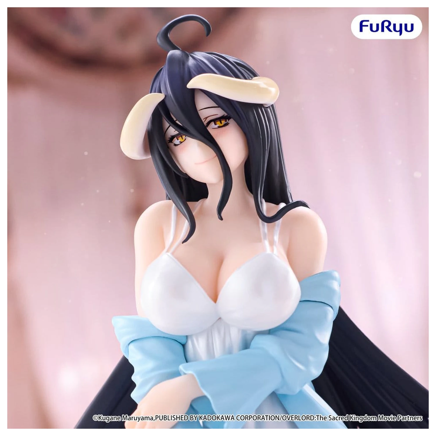 Overlord figurica za zaporo testenin PVC Albedo Loungewear Pearl White Ver. 12 cm fotografija izdelka