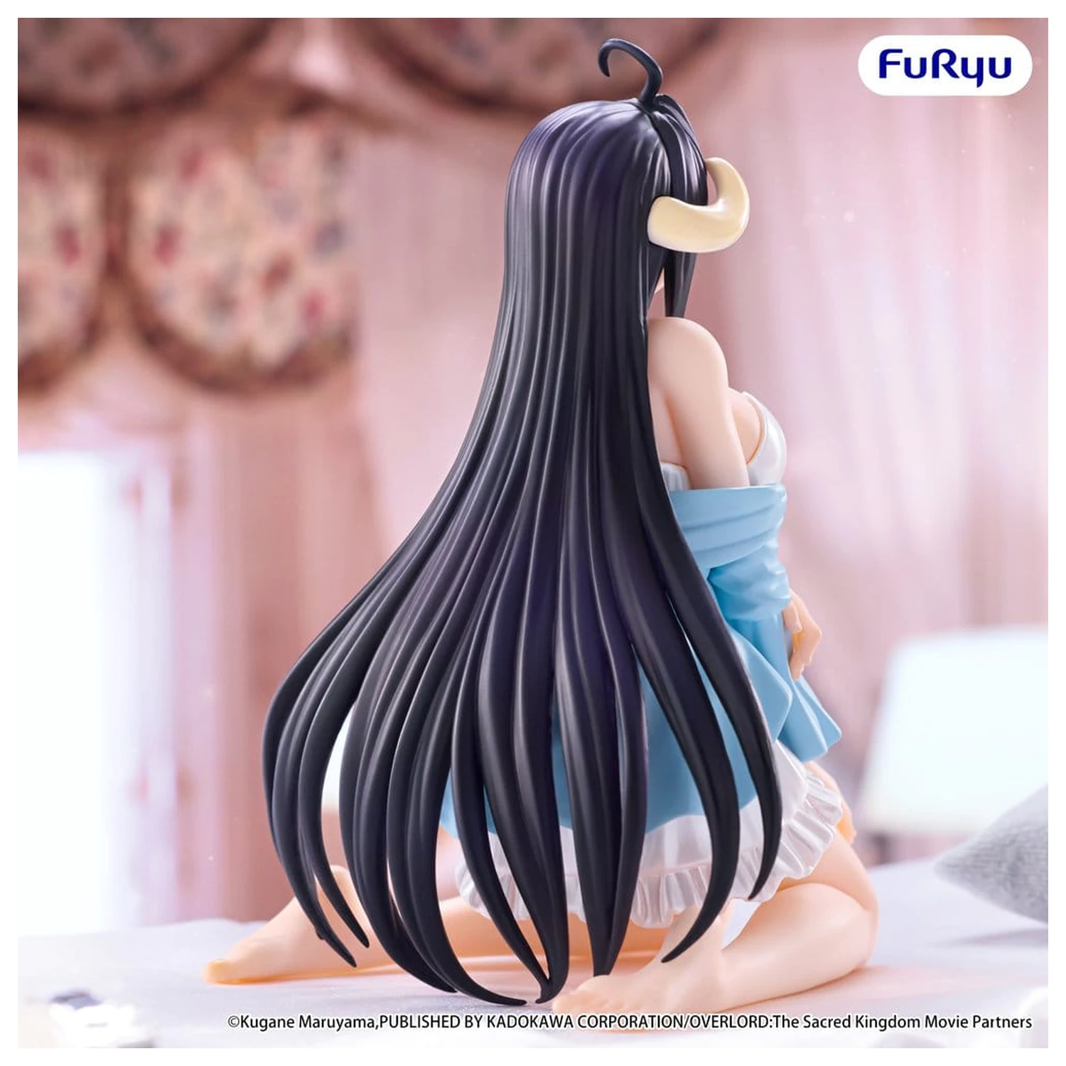 Overlord figurica za zaporo testenin PVC Albedo Loungewear Pearl White Ver. 12 cm fotografija izdelka