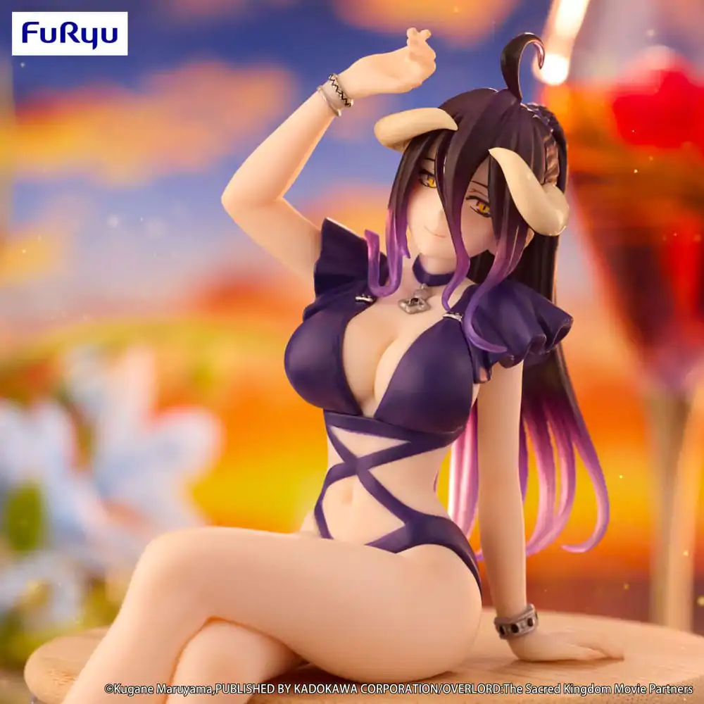 Overlord Noodle Stopper PVC Kip Albedo Swimsuit Dark Purple Color Ver. 16 cm fotografija izdelka