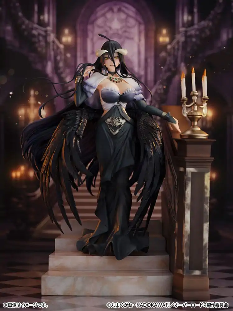 Overlord SHIBUYA SCRAMBLE FIGURE PVC kip 1/7 Albedo Jet Black Dress Ver. 28 cm fotografija izdelka