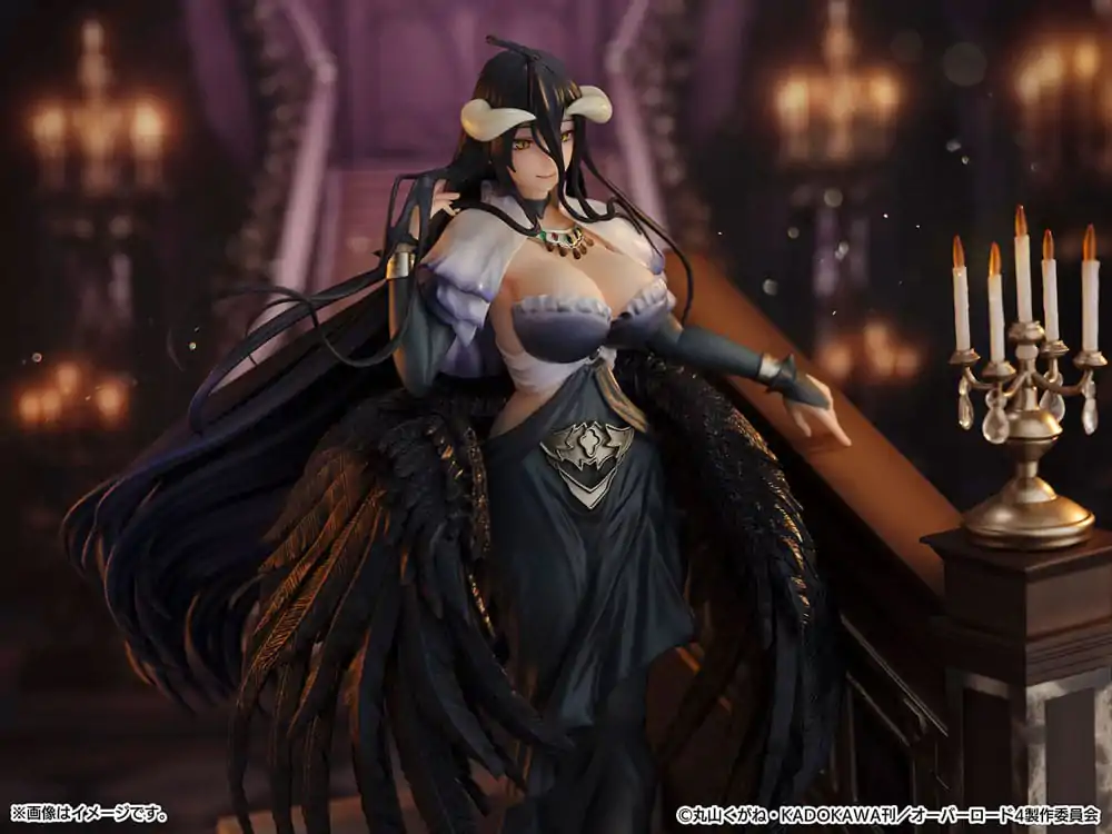 Overlord SHIBUYA SCRAMBLE FIGURE PVC kip 1/7 Albedo Jet Black Dress Ver. 28 cm fotografija izdelka