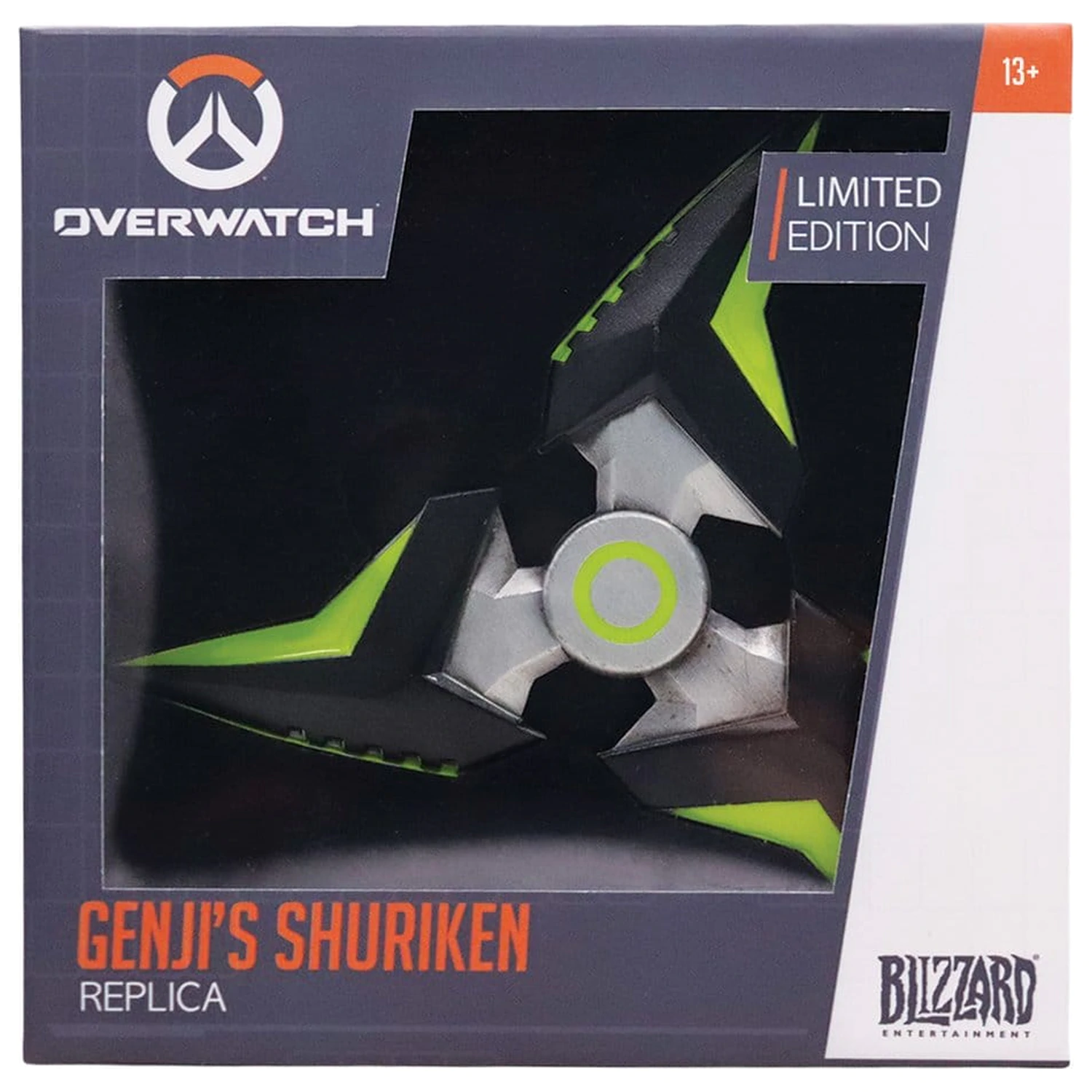 Replika Overwatch Genji's Shuriken omejena izdaja 10 x 10 x 2 cm fotografija izdelka