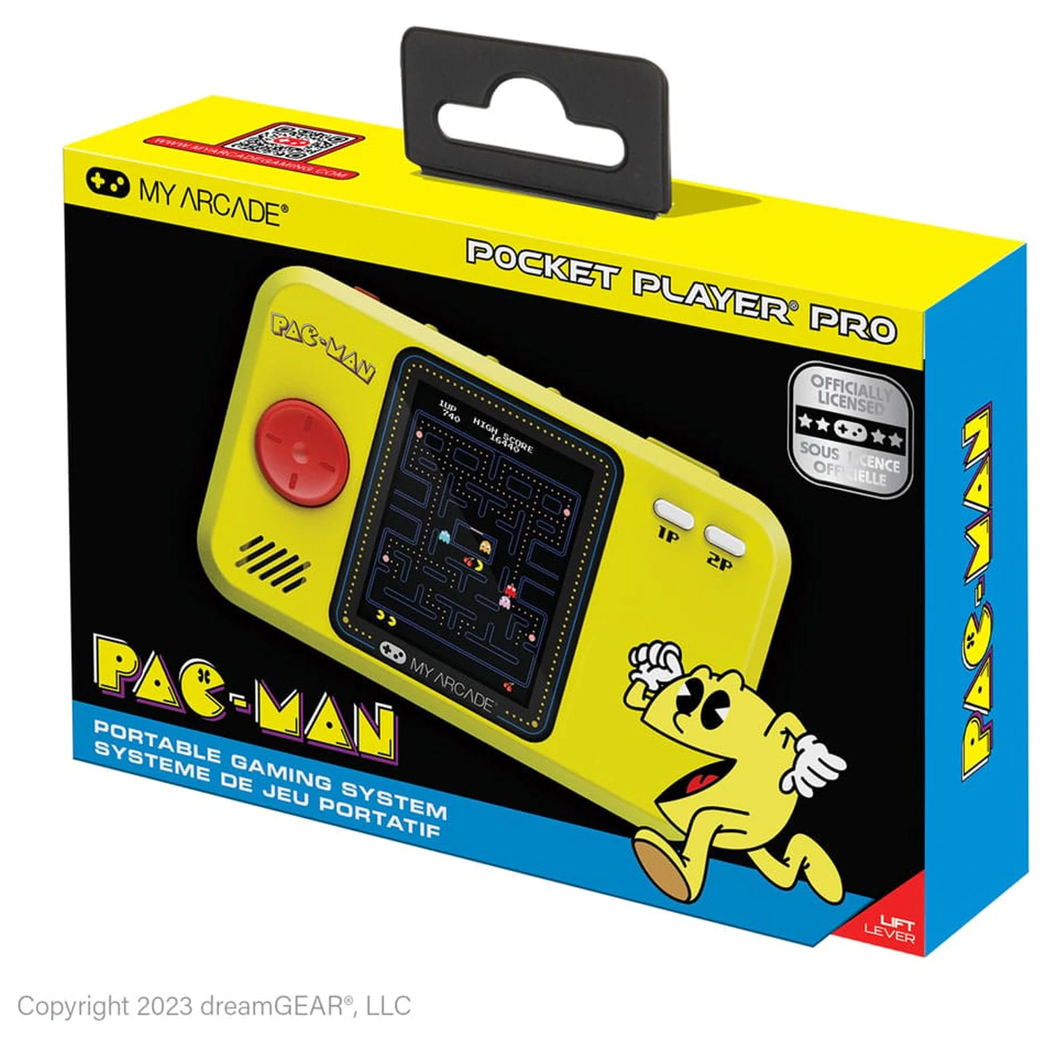 Pac-Man prenosni igralni sistem Pocket Player Pro fotografija izdelka