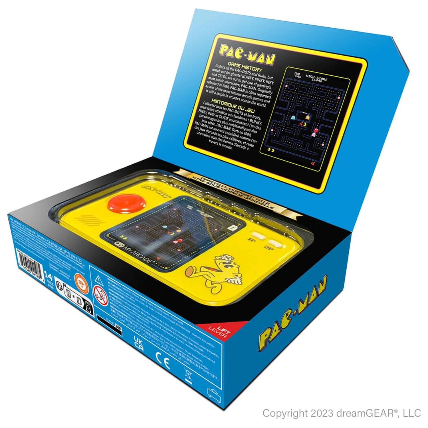 Pac-Man prenosni igralni sistem Pocket Player Pro fotografija izdelka