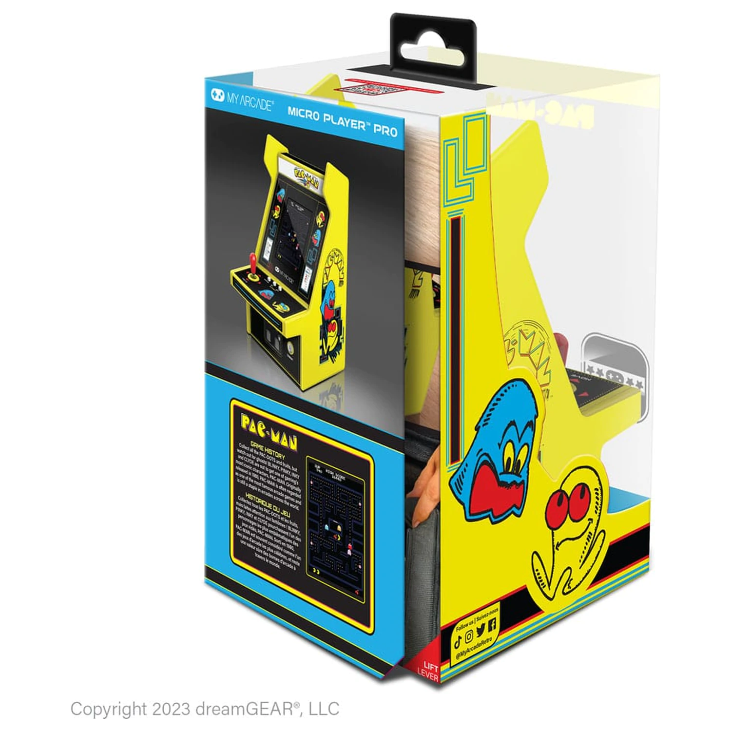 Pac-Man Prenosna retro arkadna mikro igralna konzola Pro fotografija izdelka