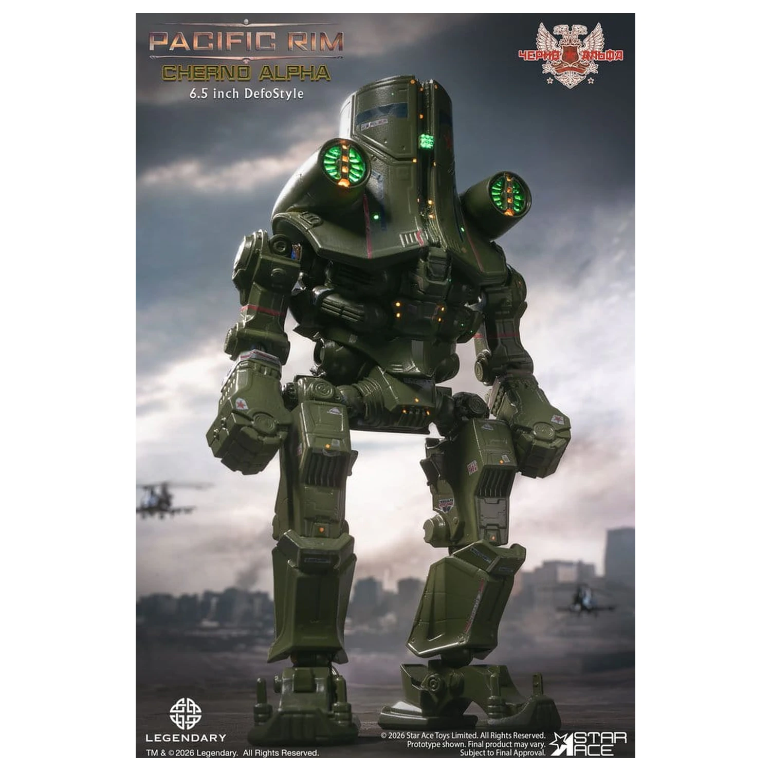 Pacific Rim DefoStyle Figura Cherno Alpha DX 17 cm fotografija izdelka