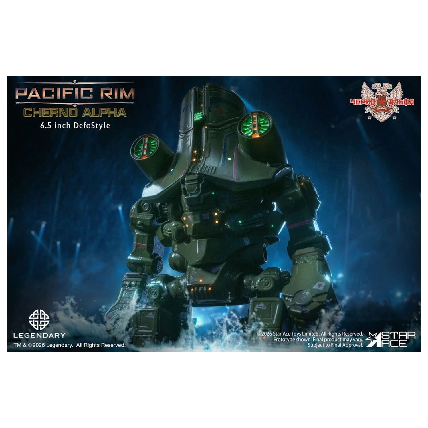 Pacific Rim DefoStyle Figura Cherno Alpha DX 17 cm fotografija izdelka