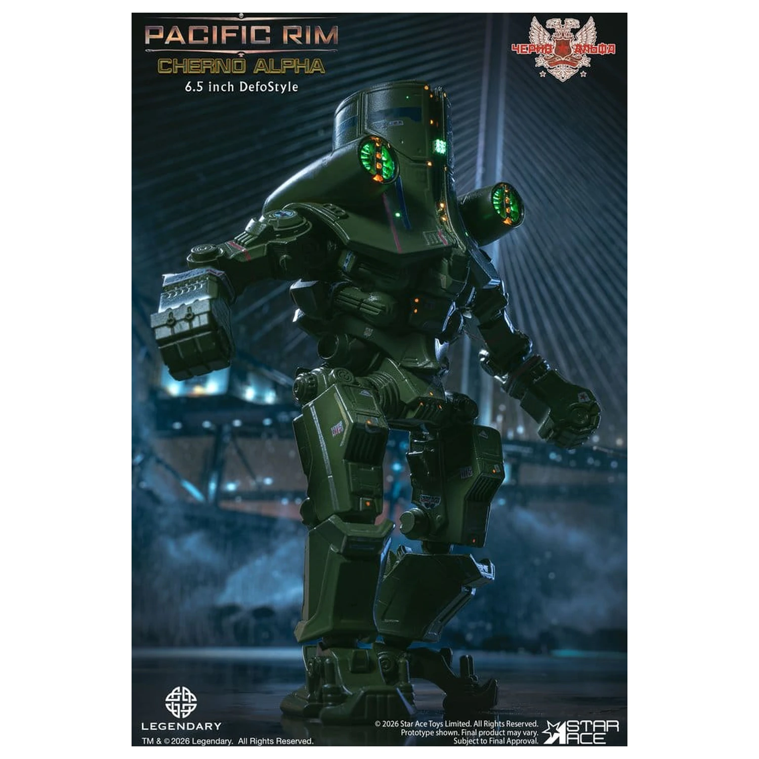 Pacific Rim DefoStyle Figura Cherno Alpha DX 17 cm fotografija izdelka