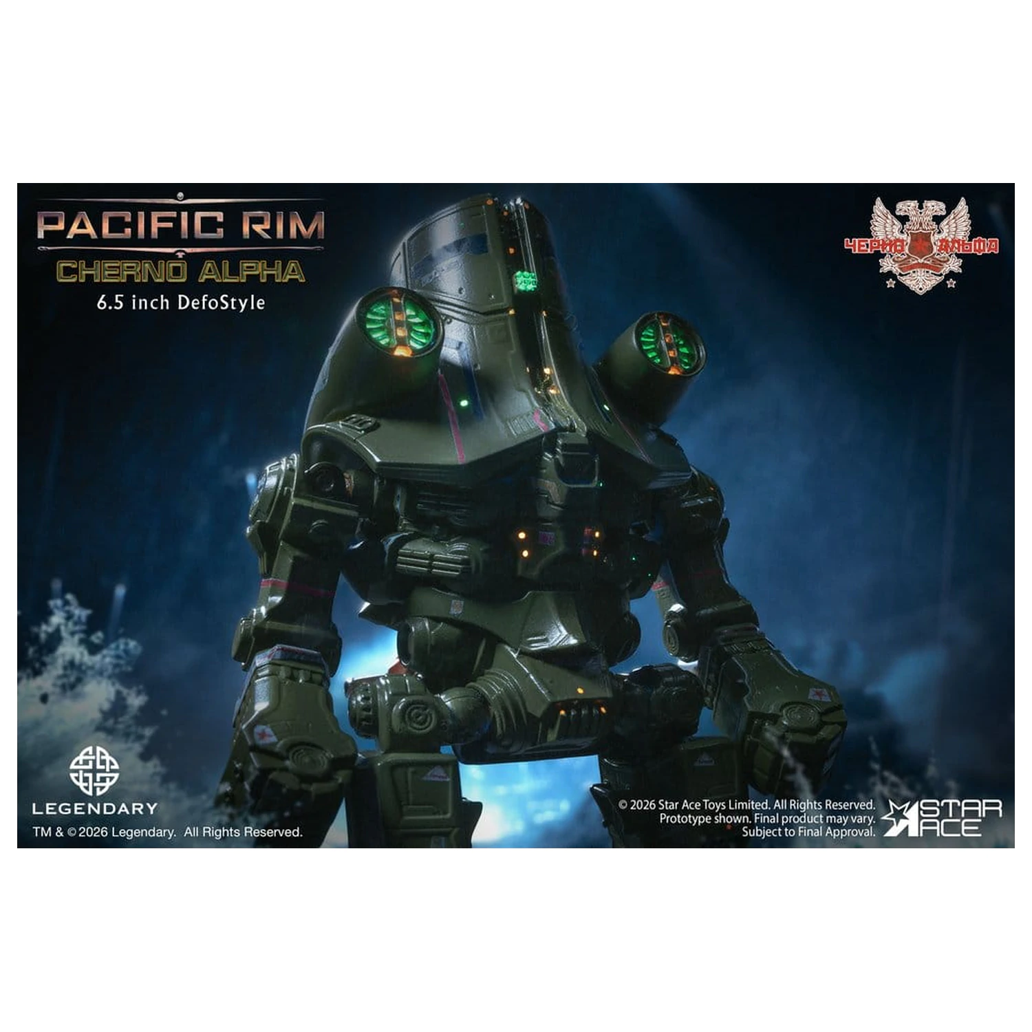 Pacific Rim DefoStyle figura Cherno Alpha NX 17 cm fotografija izdelka