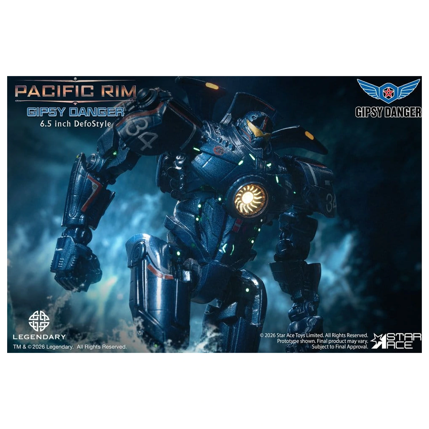 Pacific Rim DefoStyle figura Gipsy Danger DX 17 cm fotografija izdelka