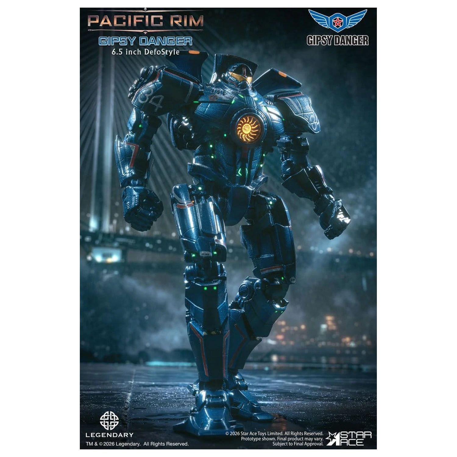 Pacific Rim DefoStyle figura Gipsy Danger DX 17 cm fotografija izdelka