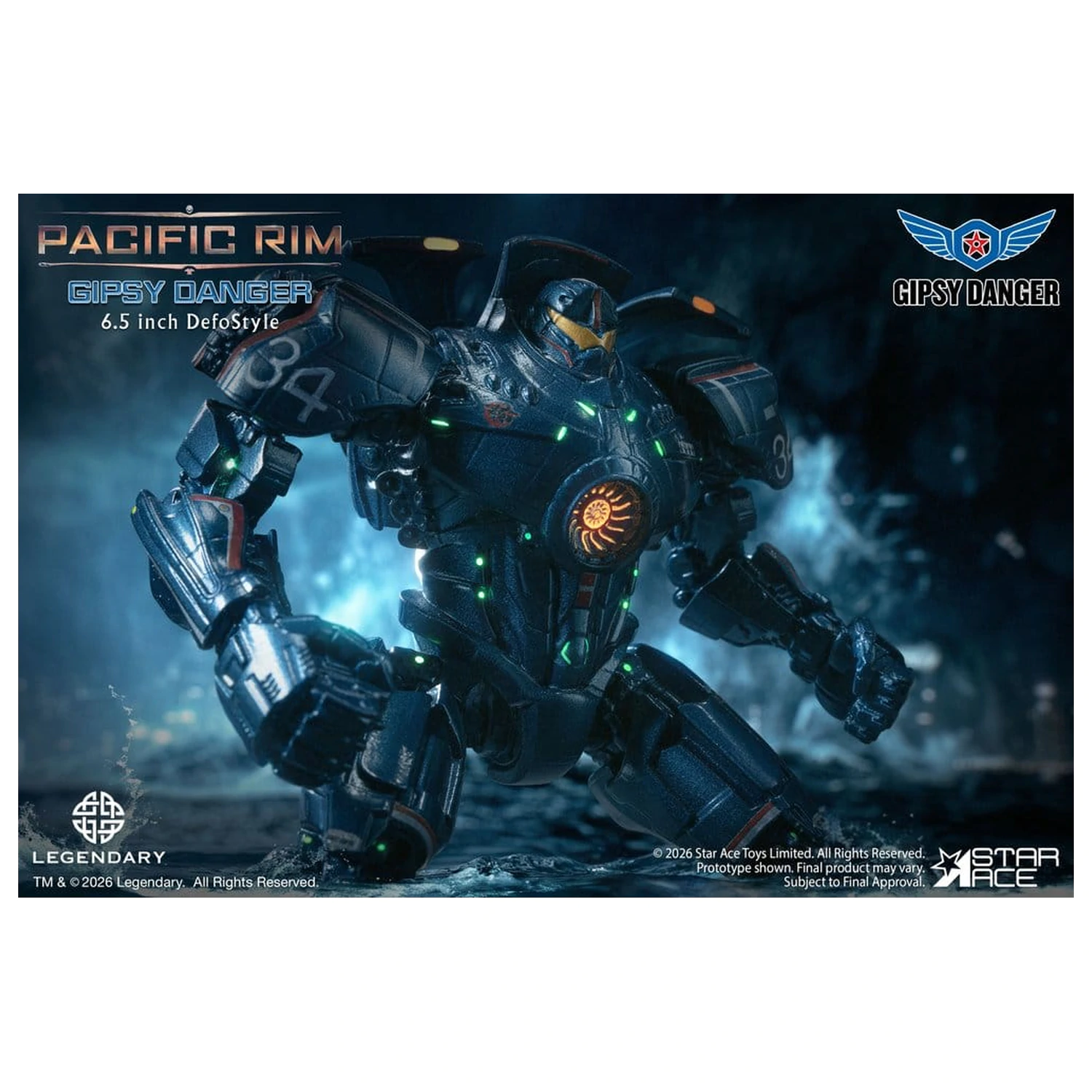 Pacific Rim DefoStyle figura Gipsy Danger NX 17 cm fotografija izdelka
