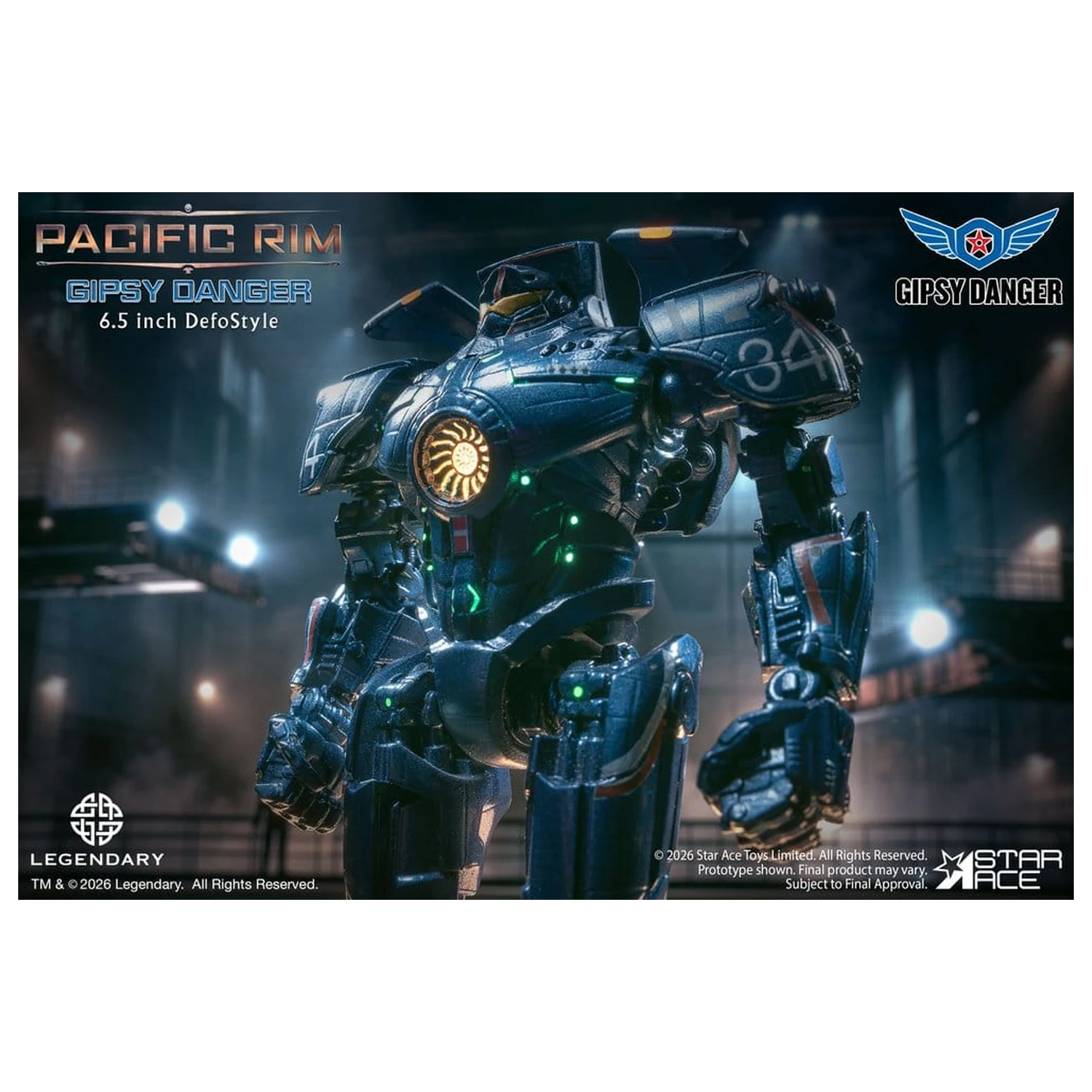 Pacific Rim DefoStyle figura Gipsy Danger NX 17 cm fotografija izdelka