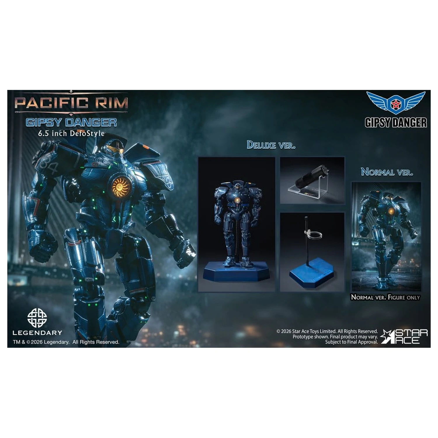 Pacific Rim DefoStyle figura Gipsy Danger NX 17 cm fotografija izdelka