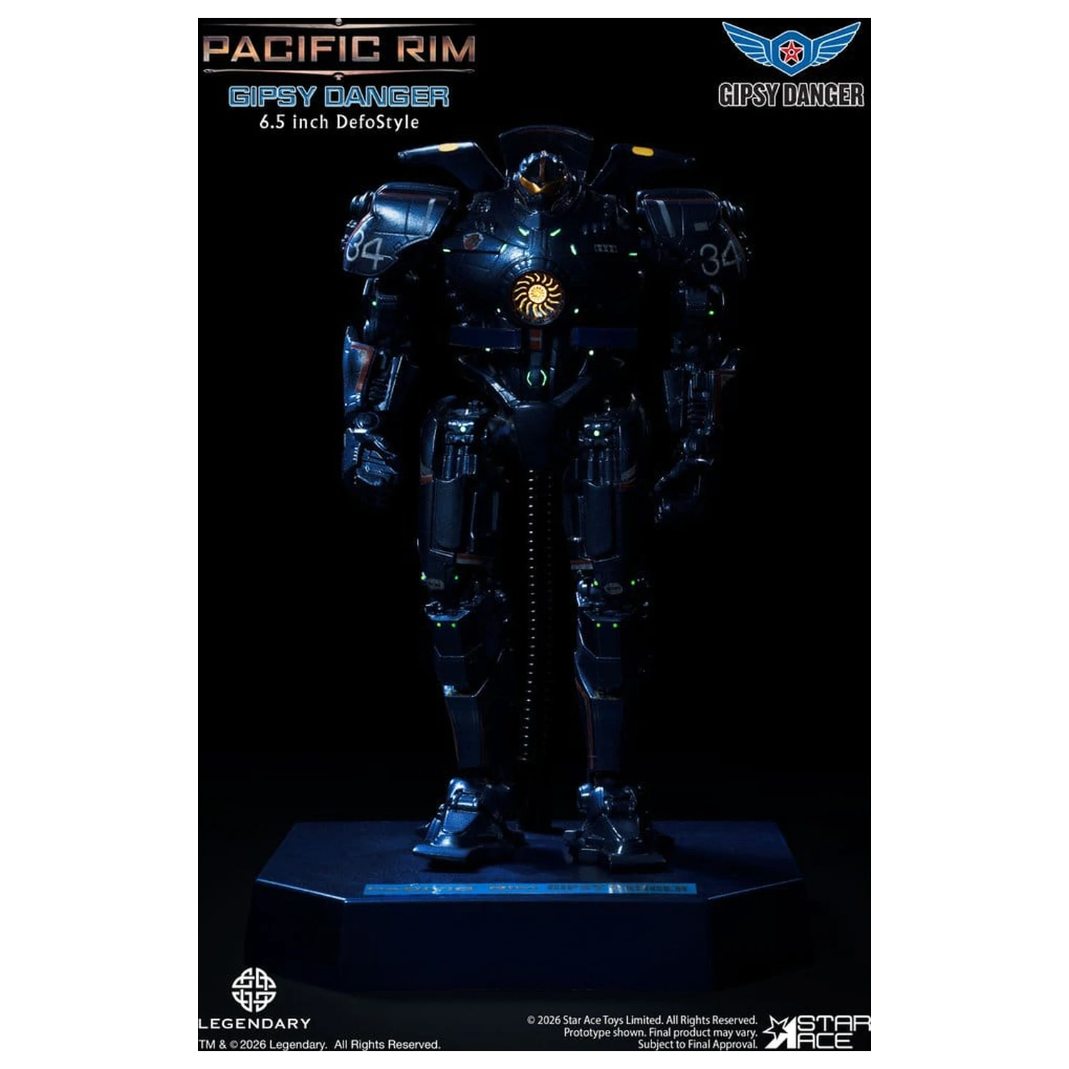 Pacific Rim DefoStyle figura Gipsy Danger NX 17 cm fotografija izdelka