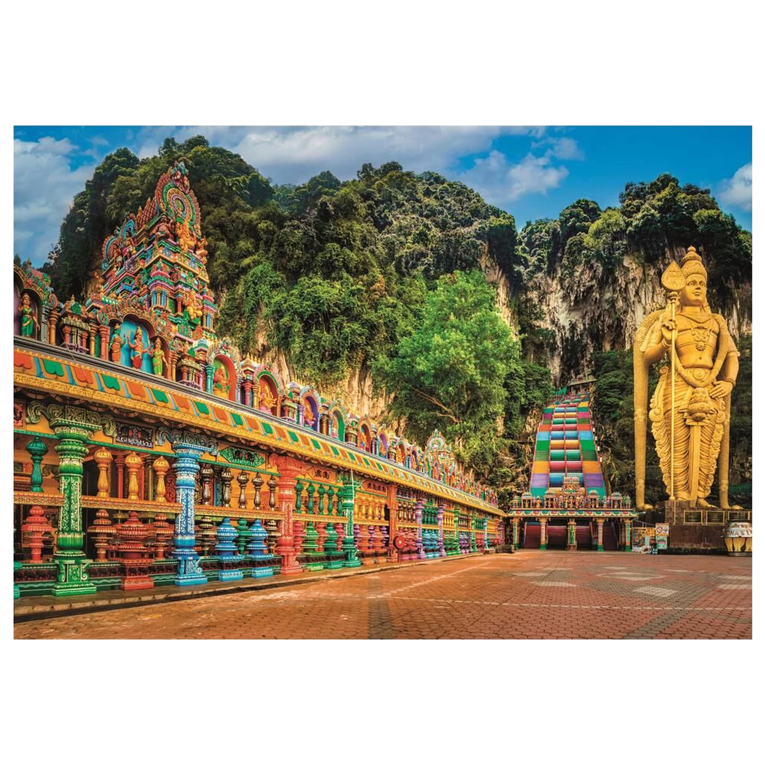 Painted Batu Caves sestavljanka 1000 kosov fotografija izdelka