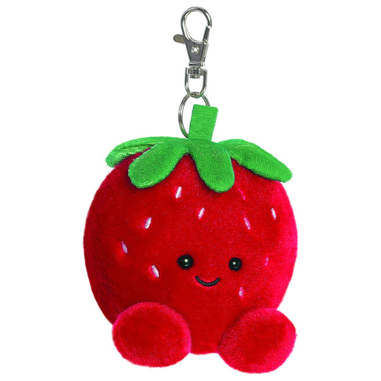 Palm Pals Strawberry plišast obesek za ključe 10 cm fotografija izdelka