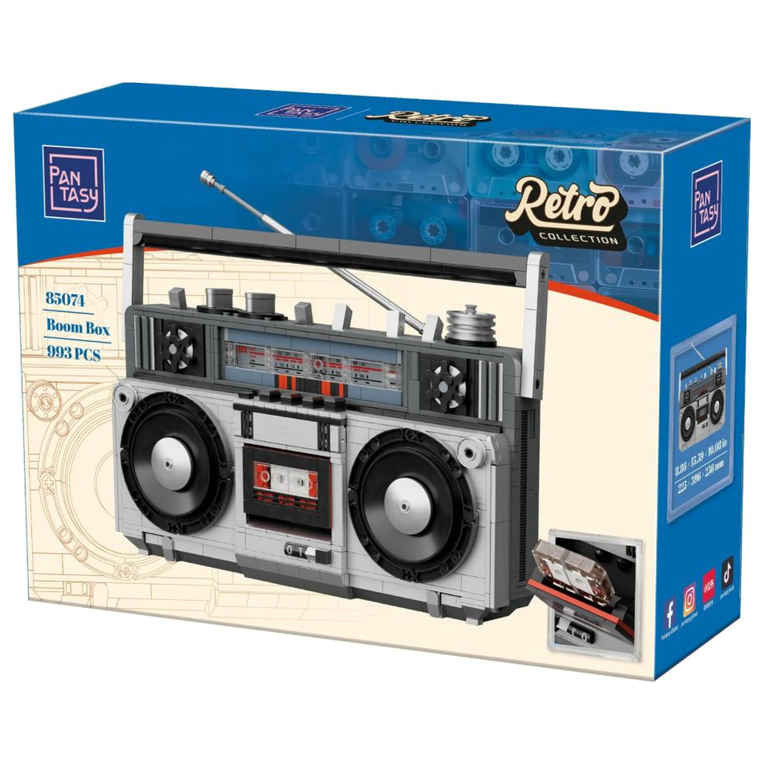 PANTASY Boombox gradbene kocke 993 kosov fotografija izdelka