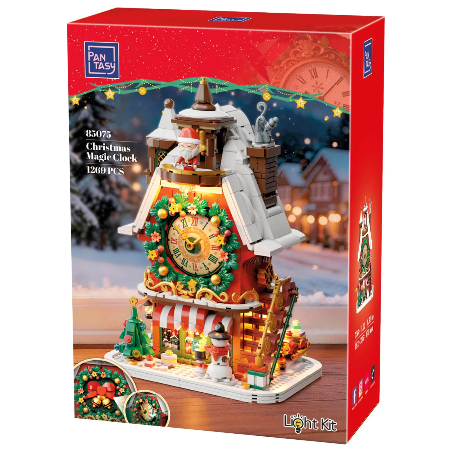 PANTASY Christmas Magic Clock kocke za sestavljanje 1269 kosov fotografija izdelka