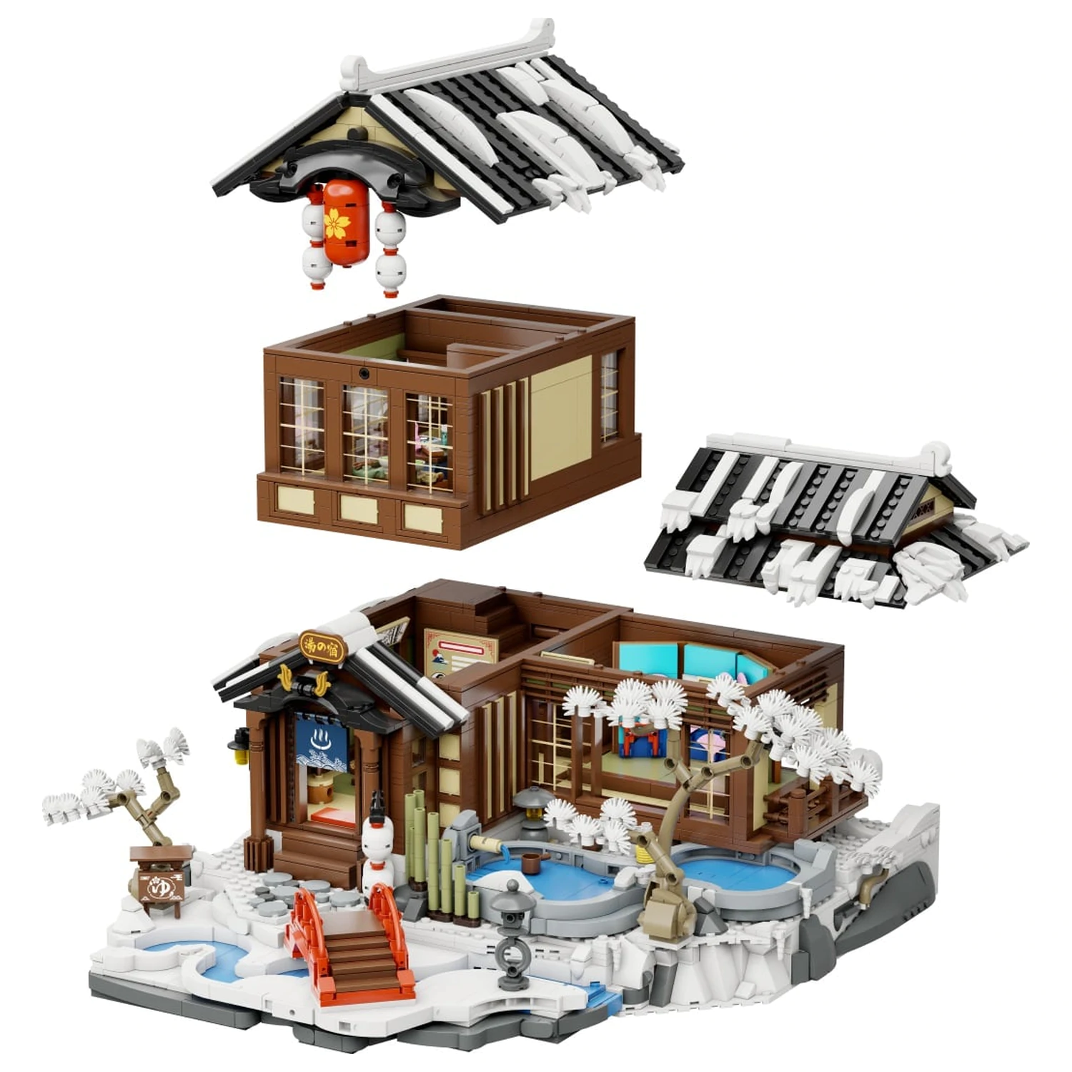 PANTASY japonski Onsen gradnik 2847 kosov fotografija izdelka