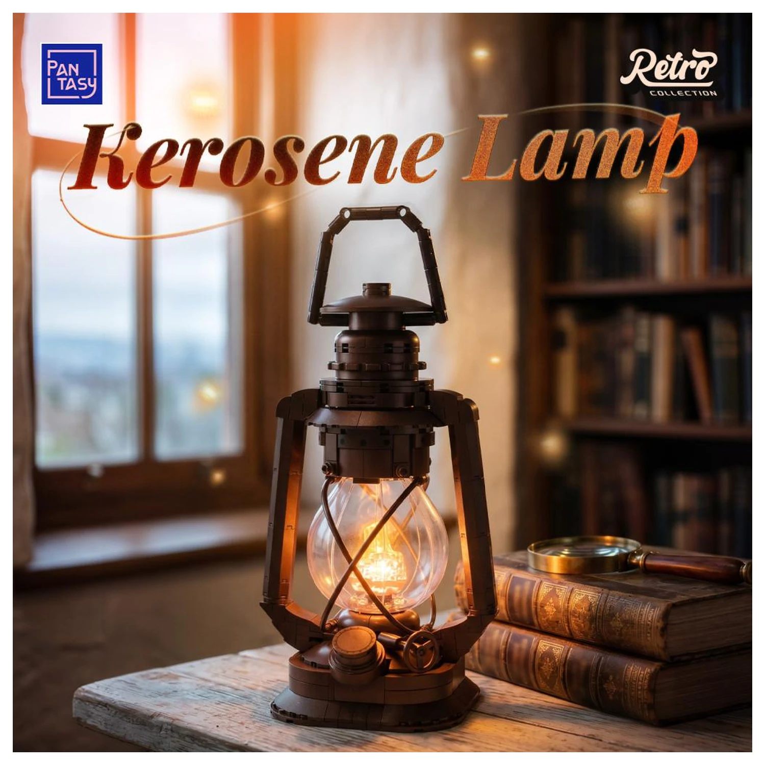 PANTASY Kerosene Lamp kocke za sestavljanje 379 kosov fotografija izdelka