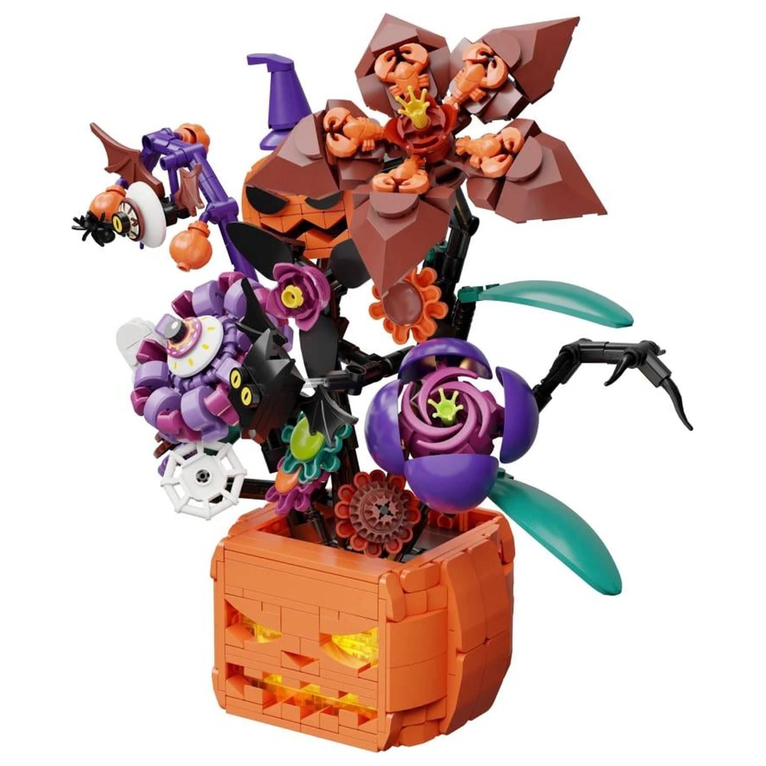 PANTASY Midnight Pumpkin Bouquet kocke za sestavljanje 570 kosov fotografija izdelka