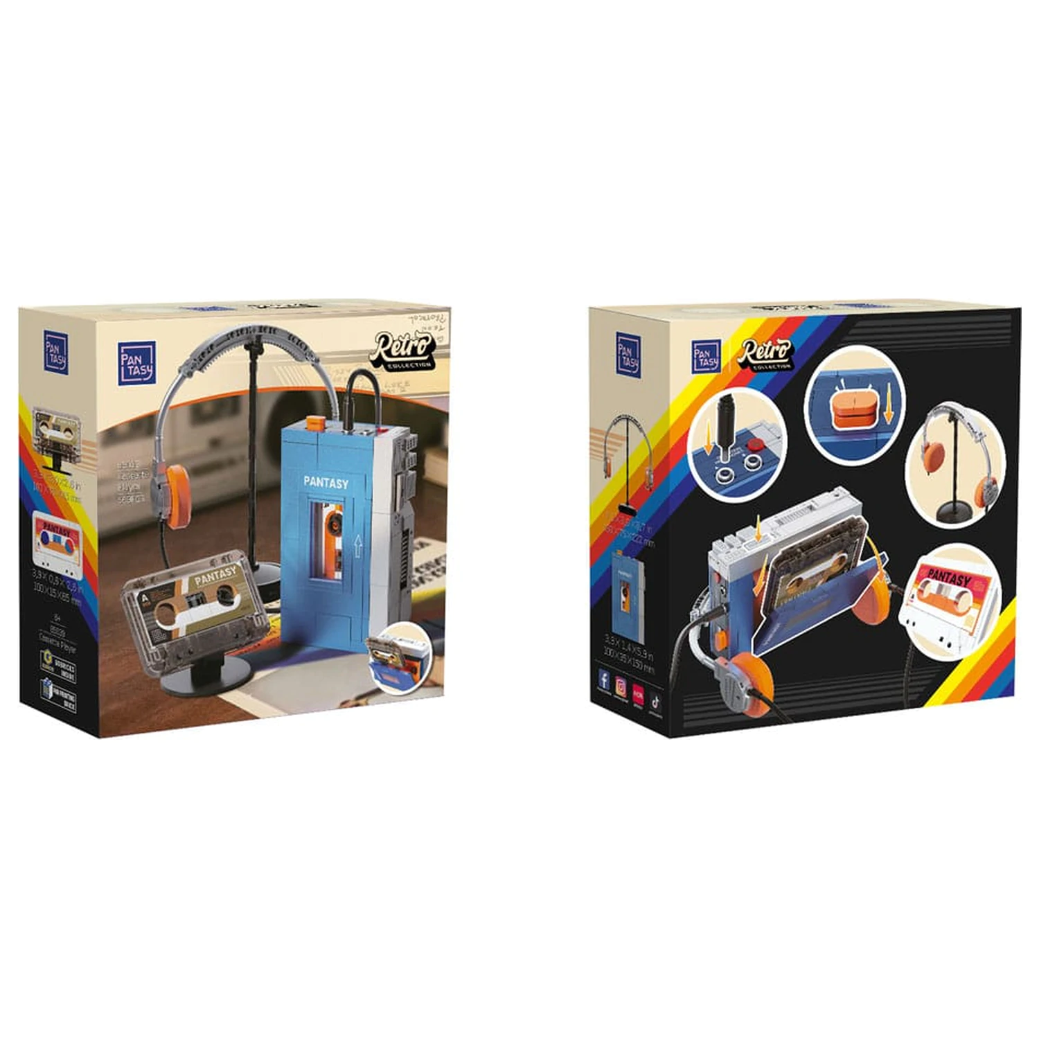 Pantasy Originalni komplet za sestavljanje kasetofon fotografija izdelka