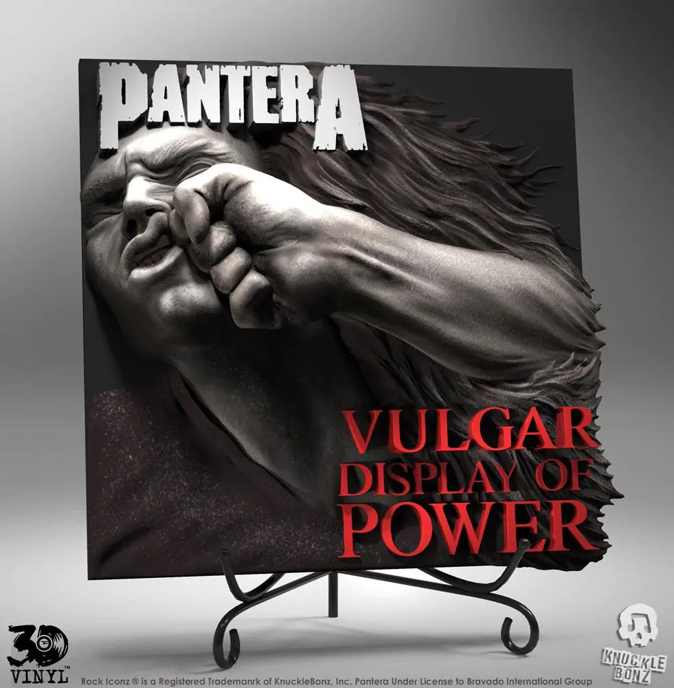 Pantera 3D Vinyl Kip Vulgar Display of Power 30 cm fotografija izdelka