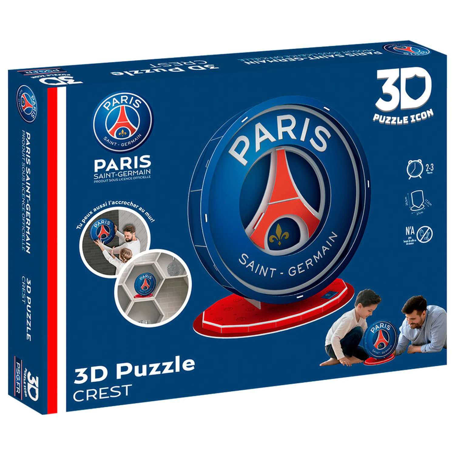 Paris Saint-Germain Ščit 3D sestavljanka fotografija izdelka