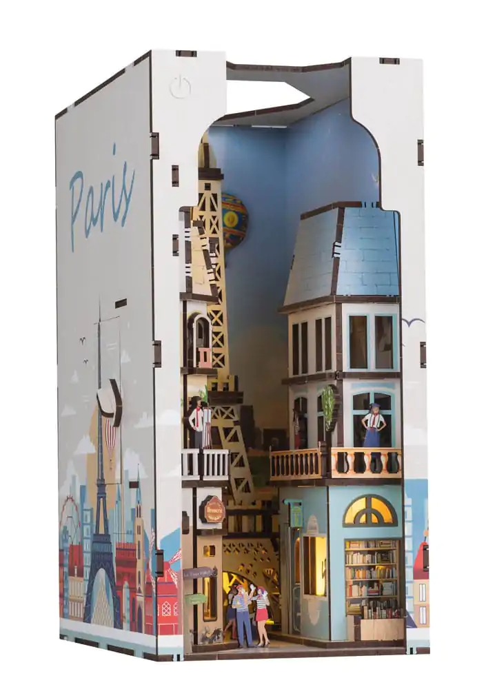 Paris Tiny Adventures Book Nook Mini Diorama 23 cm fotografija izdelka