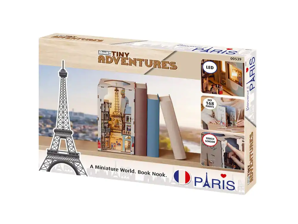 Paris Tiny Adventures Book Nook Mini Diorama 23 cm fotografija izdelka