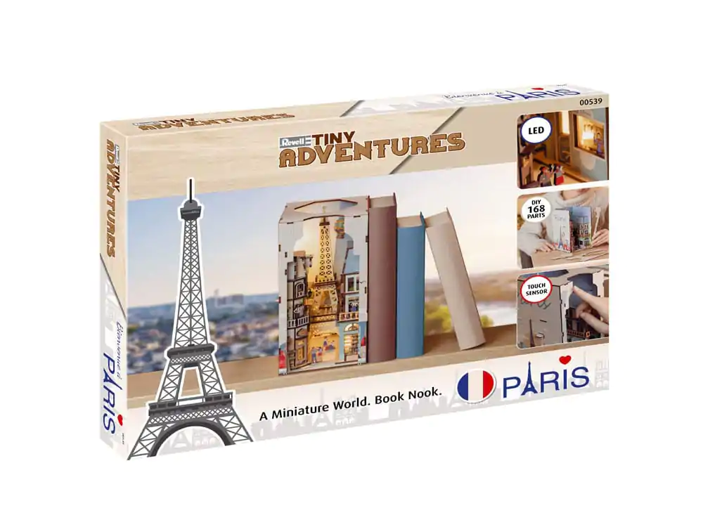 Paris Tiny Adventures Book Nook Mini Diorama 23 cm fotografija izdelka