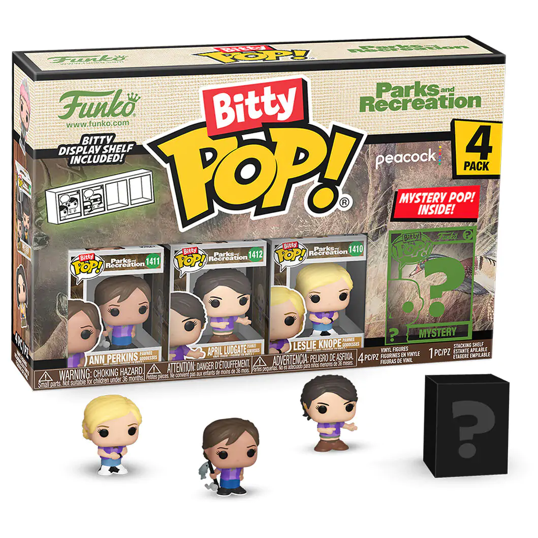 Blister s 4 figuricami Bitty Funko POP Park and Recreation Goddess fotografija izdelka