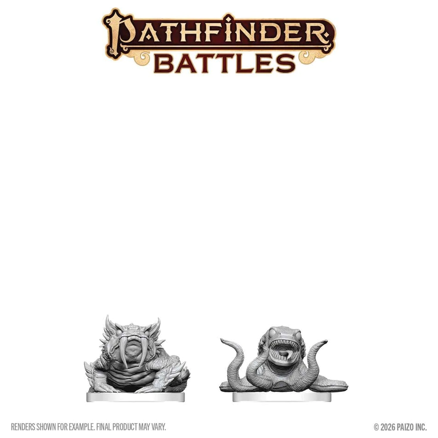 Pathfinder Battles Deep Cuts Nepobarvana Miniatura Bogwid & Slurk 13 cm fotografija izdelka