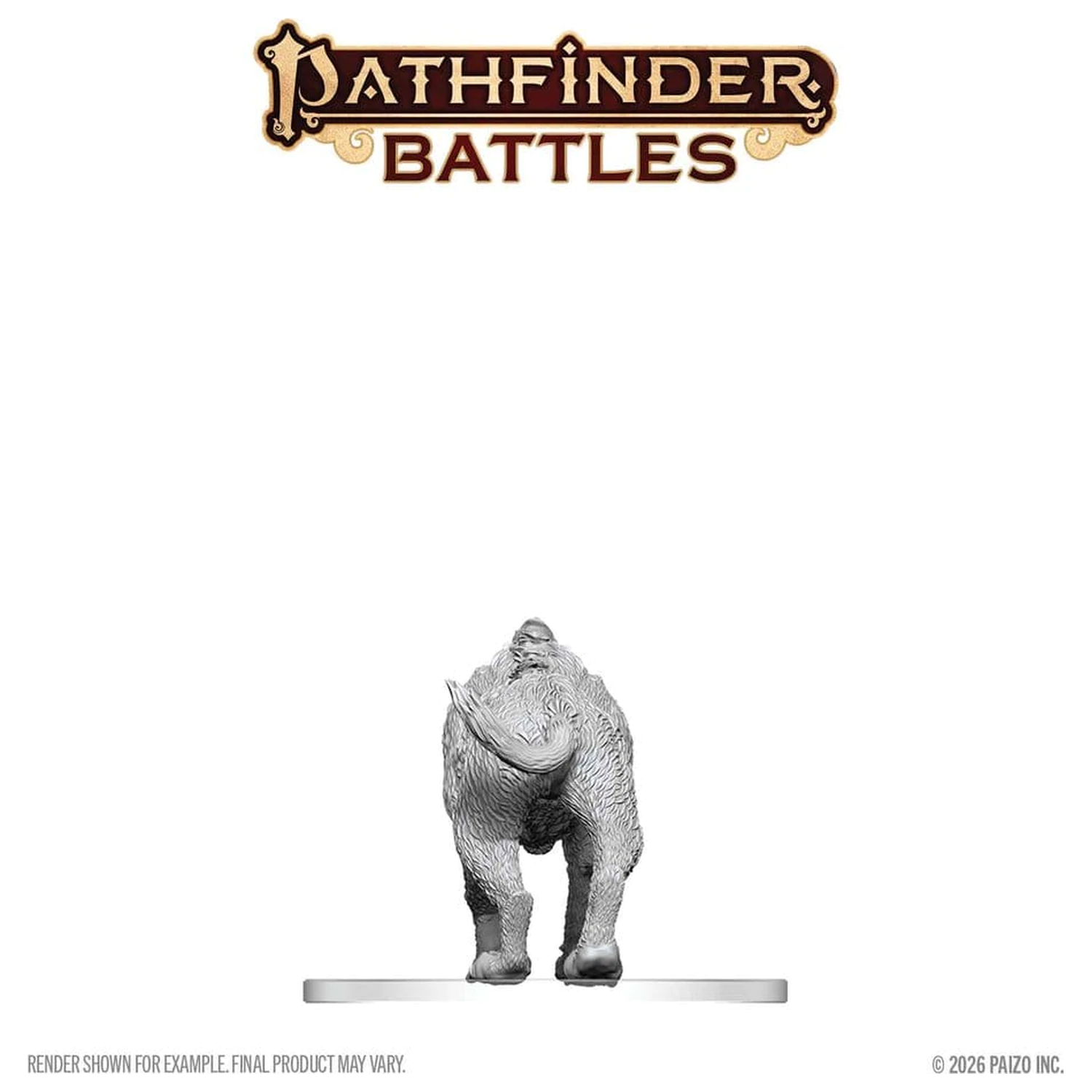 Pathfinder Battles Deep Cuts Nepobarvana Miniatura Hyaenodon 13 cm fotografija izdelka