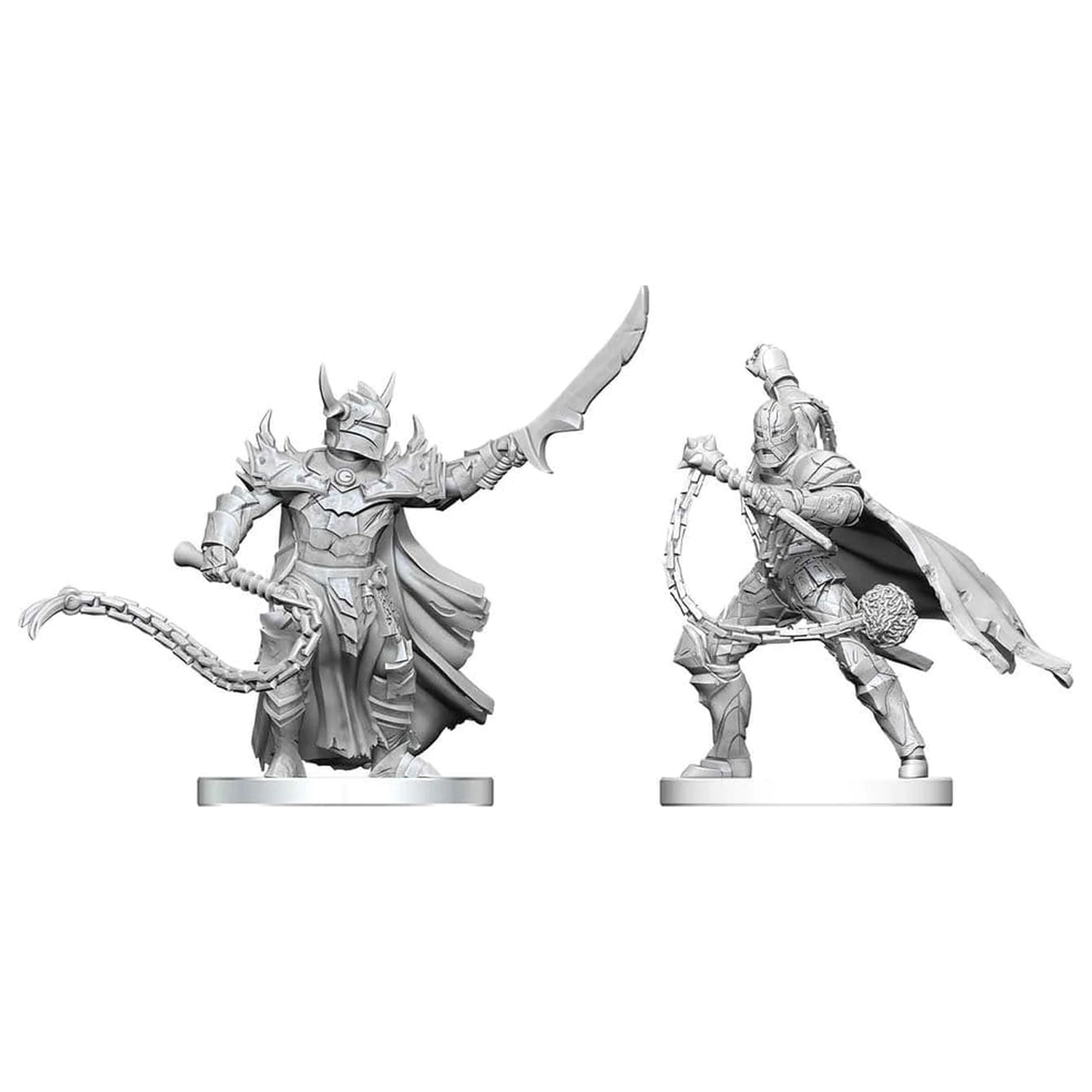 Pathfinder Battles Deep Cuts Nepobarvana miniatura Scourge & Chain Hellknights 14 cm fotografija izdelka