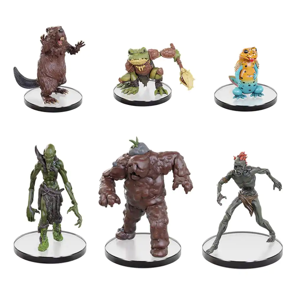 Pathfinder Battles pre-painted Miniatures 6-Pack Bog Dwellers Boxed Set - Komplet s 6 pobarvanimi miniaturami prebivalcev močvirja v škatli fotografija izdelka