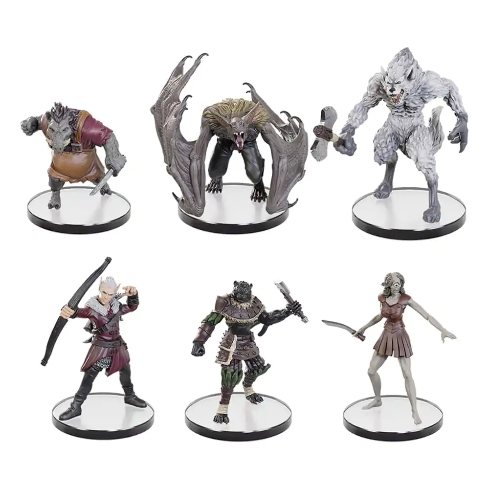 Pathfinder Battles pre-painted Miniatures 6-Pack Forest Stalkers Komplet v škatli fotografija izdelka