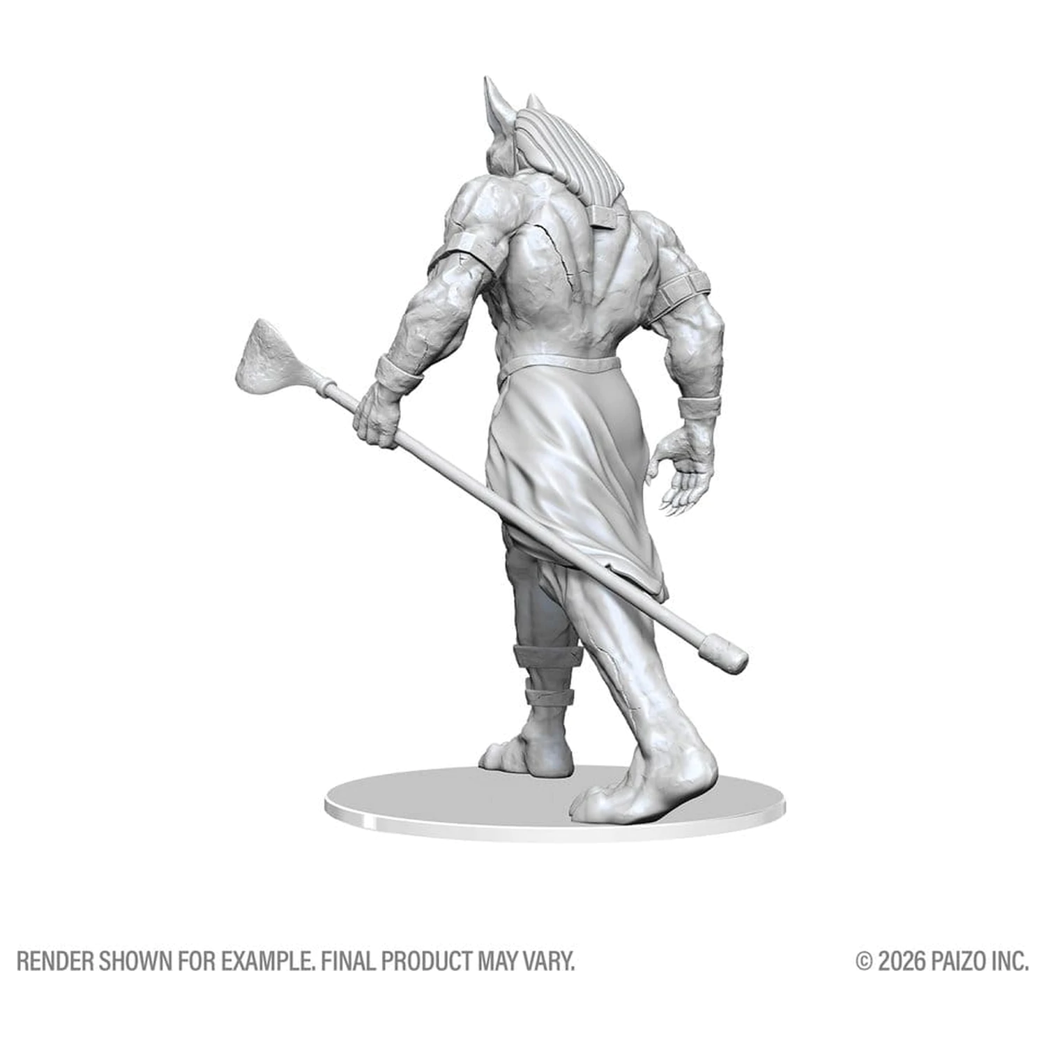 Pathfinder Deep Cuts Nepobarvana škatlasta miniatura Velikanska animirana statua fotografija izdelka