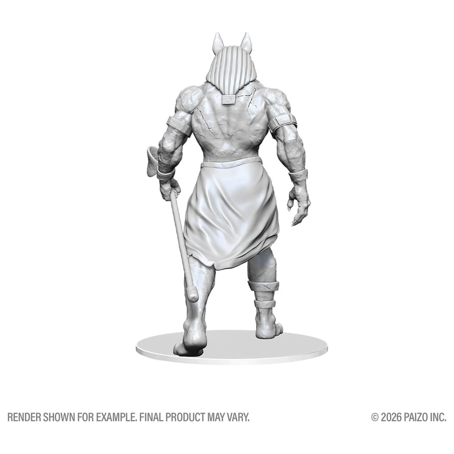 Pathfinder Deep Cuts Nepobarvana škatlasta miniatura Velikanska animirana statua fotografija izdelka