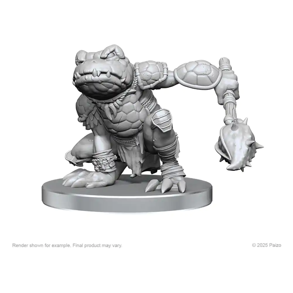 Pathfinder Deep Cuts Unpainted Miniature Boggard Scout & Castoroides fotografija izdelka