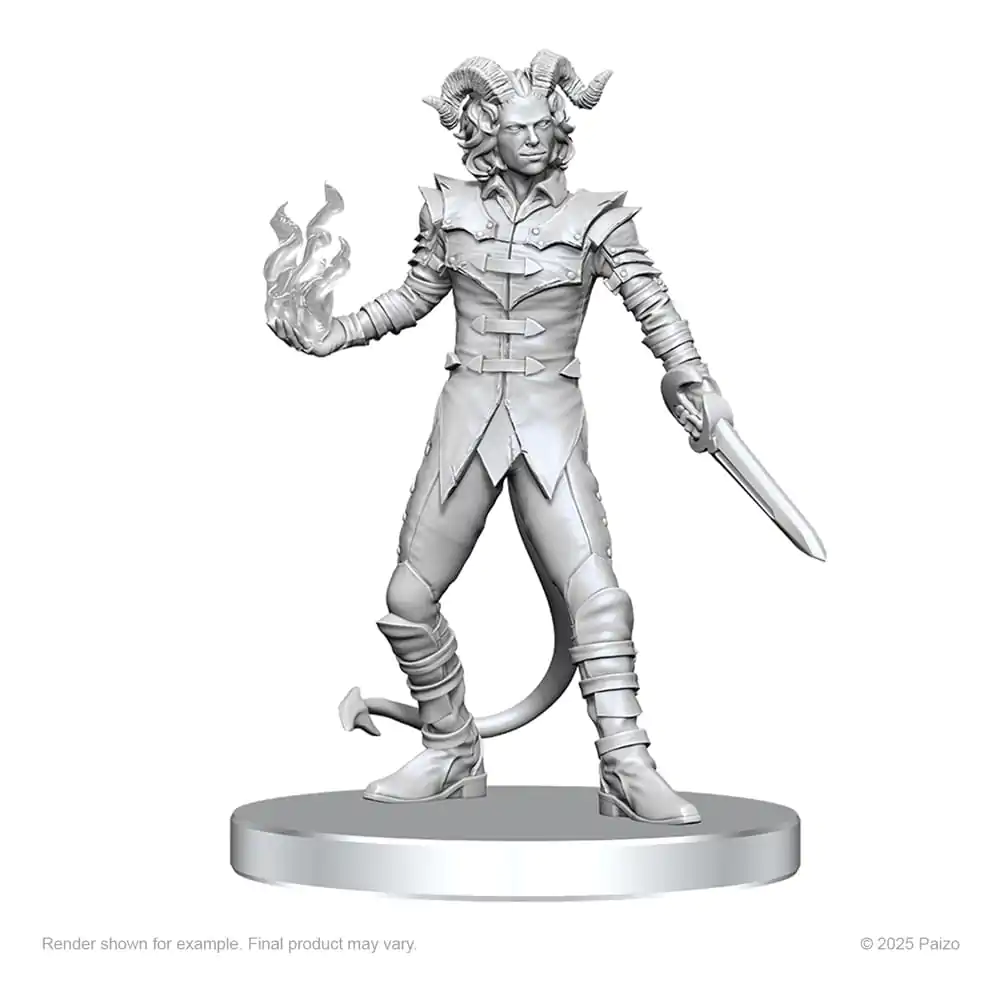 Pathfinder Deep Cuts Unpainted Miniature Vordine (Infantry Devil) in Pitborn Rogue fotografija izdelka