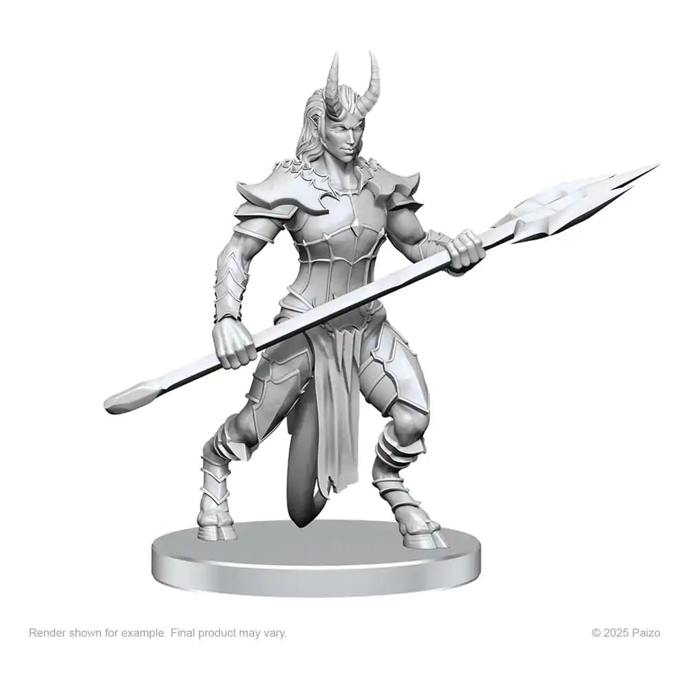Pathfinder Deep Cuts Unpainted Miniature Vordine (Infantry Devil) in Pitborn Rogue fotografija izdelka
