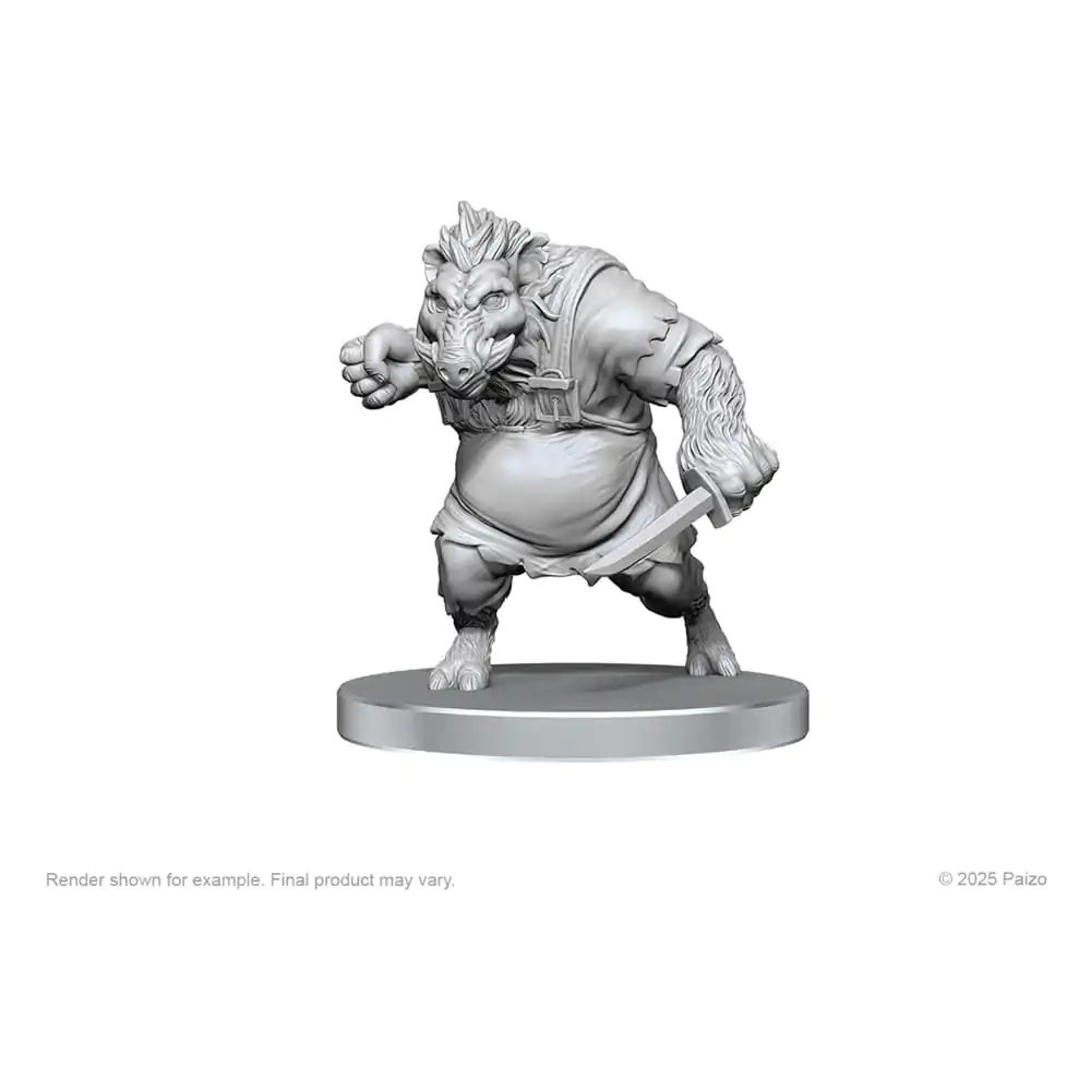 Pathfinder Deep Cuts Unpainted Miniatures Volkodlak & Prašičjelak fotografija izdelka