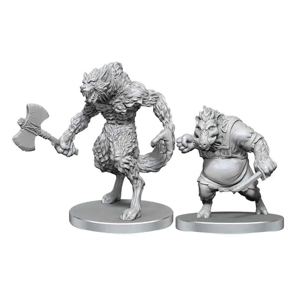 Pathfinder Deep Cuts Unpainted Miniatures Volkodlak & Prašičjelak fotografija izdelka